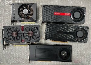 ジャンク　5台まとめ asus/Palit/zotac NVIDIA GEFORCE GTX 960/GTX1660 グラフィックボード hdmi/dp/dvi