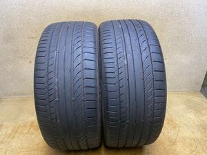 255/35ZR21 (101Y) コンチネンタル ContiSportContact5P 中古2本 2022年製 バリ山 255/35R21