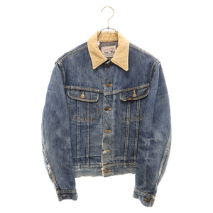 LEE リー 70-80S STORM RIDER DENIM JACAET VINTAGE ストームライダー 縦じまブランケット デニムジャケット インディゴ ヴィンテージ