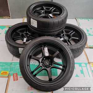 ブリヂストン ポテンザ RW006 希少 軽量 鍛造 FORGED18インチ9.5J 10J +12 +8 5穴 5H PCD114.3タイヤ付き4本BRIDGESTONE RE12D 265/35R18