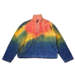 CACTUS PLANT FLEA MARKET カクタス CPFM フリースカウボーイプルオーバー ジャケット レインボー Nigo human made ヒューマンメイド