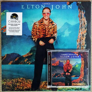 Elton John Caribou 50TH ANNIVERSARY EDITION SKY BLUE VINYL 2LP RSD 2024 新品未開封品・レアCD付