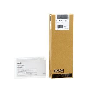 【新品】(まとめ) エプソン EPSON PX-P／K3インクカートリッジ ライトグレー 700ml ICLGY58 1個 〔×10セット〕