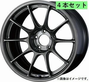 個人宅発送可能 ウエッズ Weds 17X8.5J +43 5穴 PCD100 EJ-TI ホイール 4本セット WEDSSPORT TC-105X イチマルゴエックス (73639)