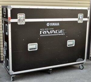 ミキサーケース フライトケース ハードケース PULSE製 YAMAHA RIVAGE PM10 機材運搬 約W162×D50×H115cm [直接引取限定 福島県須賀川市]