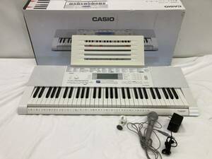 ★◆【USED】CASIO LK-222 光ナビゲーション キーボード 電子楽器 動作確認済 カシオ 160サイズ