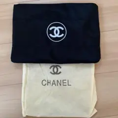 CHANEL シャネル 化粧ポーチ ノベルティ　ブラック　正規品　QRコード付き