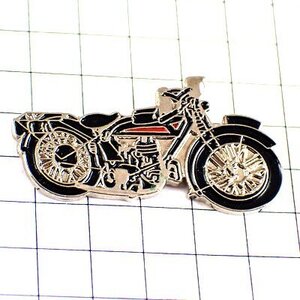 ピンバッジ・オートバイ黒いバイク赤いラインのタンク二輪◆フランス限定ピンズ◆レアなヴィンテージものピンバッチ