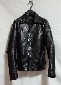 【極美品 CCP】SCARSTITCHED LEATHER JACKET