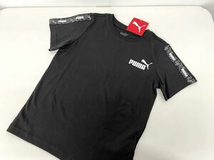 新品■PUMA プーマ キッズ 半袖シャツ S 9-10Y ブラック 迷彩 Tシャツ