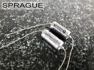 未使用 保管品 SPRAGUE スプラグ VITAMIN Q 0.022μF 600V コンデンサー 2個