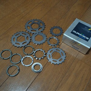 DURA-ACE 7s カセット スプロケット CS-7401 12-23T デュラエース シマノ SHIMANO 74デュラ 箱付き レア クリーニング済 7速