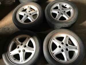 【中古】A33セフィーロ純正ホイール215/55R16ブリジストン16インチ４本セットPlayz 33シーマ等にも