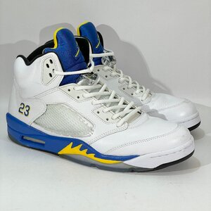 30cm AIR JORDAN 5 RETRO 136027-189 エア ジョーダン 5 レトロ レイニー 2013 メンズ スニーカー 45614 H97586