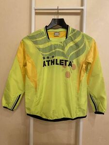 ●ATHLETA アスレタ ピステ フットサル ウインドブレーカー イエロー 黄色 140