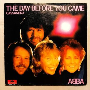 ◆オランダORG◆ ABBA / THE DAY BEFORE YOU CAME / CASSANDRA ◆貴重ジャケット付き