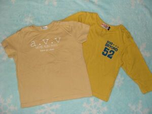 【USED】2点セット★A.V.Vミッシェルクラン/ELFINDOLL★ Tシャツ・長袖Tシャツ 80　 M99