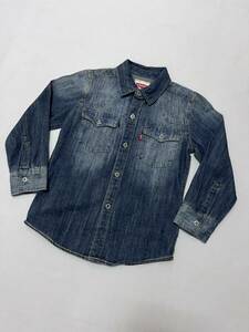 未使用 リーバイス Levis キッズ デニム ウエスタンシャツ 110