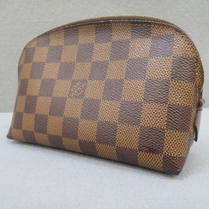 D701★LOUIS VUITTON ルイヴィトン ダミエ エベヌ ポシェットコスメティックCA4104★A