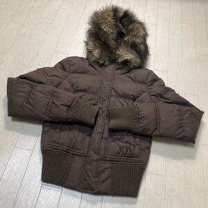 4077☆ Abercrombie&Fitch アバクロンビー&フィッチ ダウンジャケット レディース XL ブラウン