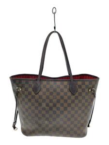 LOUIS VUITTON◆1)ネヴァーフルMM_ダミエ・エベヌ_BRW/PVC/BRW