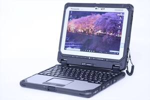 即配 超堅牢 防水防塵 タッチパネル 2in1 タブレット TOUGHBOOK CF-20E0385VJ i5-7Y57 RAM4GB SSD128GB 10.1WUXGA Windows10