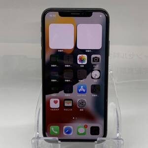 Apple　iPhoneX　64GB　au版SIMフリー　スペースグレイ　MQAX2J/A　バッテリー77％　残債無し　訳あり品