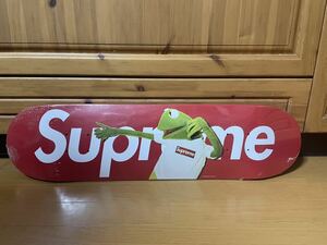 激レア送料無料　未開封　2008SS supreme Kermit skatebord deck 赤　シュプリーム　カーミット　スケートボード　デッキsupremeカーミット