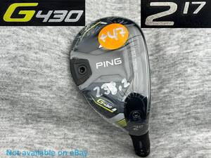 CT247 ツアー支給品 WRX PROTO 2022 PING G430 HYBRID #2 17 (リアル 17.25°) スペックシート付き TOUR ISSUE