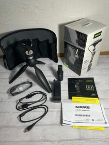 中古　SHURE MV88+ VIDEO KIT コンデンサーマイクセット　シュアー　小型マイク　動作OK