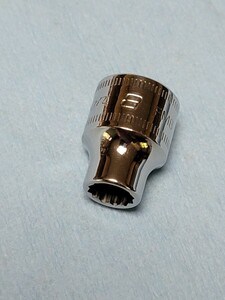 8mm 3/8 シャロー スナップオン FM8 (12角) 中古品 美品 保管品 SNAPON SNAP-ON シャローソケット ソケット 送料無料