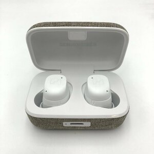 3881☆【ジャンク品】ゼンハイザーSennheiser ワイヤレスイヤホン MOMENTUM True Wireless 3 WHITE エコバッグ付き【0603】