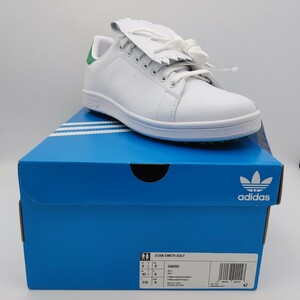 【意大利屋】アディダス adidas Golf ゴルフ スタンスミス シューズ 靴 キルティタン Stan Smith Golf Shoe 白/緑 Q46252