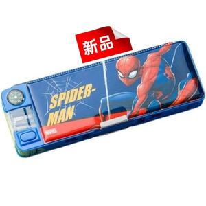 筆箱 スパイダーマン ふでばこ ペンケース 小学生 両面開き 多機能 ペン削り