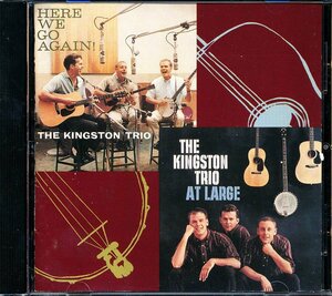 洋フォーク輸入盤┃キングストン・トリオ│Kingston Trio┃At Large／Here We Go Again│┃ＣＡＰＩＴＯＬCDP-7967492│1991年┃管理6684