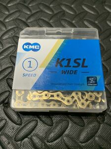 KMC K710SL SuperLite Kool Bicycle Chain 1-Speed, 12 x 1/8