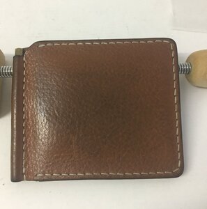 ◆Leather Sea レザー　シー 二つ折り マネークリップ レザー ウォレット 財布 茶系