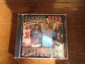 CD レア盤　GANGSTA REDD / LET THA TRUTH BE TOLD ...Big Face Records GANGSTA rap G-RAP G-FUNK G-LUV CHICANO