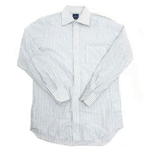 ☆ ビームス エフ/BEAMS f ストライプ柄 長袖シャツ ワイシャツ【15/38】白紺MENS