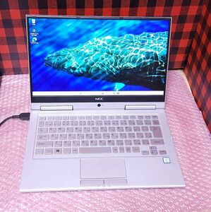 GPC1361■現状出品■LAVIE Hybrid ZERO HZ350/GAS / Core i3/メモリ-4GB/SSD-128GB/タッチパネル