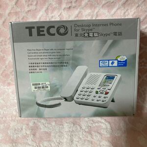 n 2836 東元 TECO 免電腦 Skype 電話 未開封