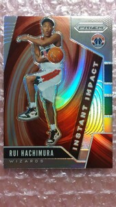 送料込即決 2019-20 Panini Prizm Instant Impact Silver Prizm No.8 Rui Hachimura 八村塁 インスタントインパクト シルバープリズム