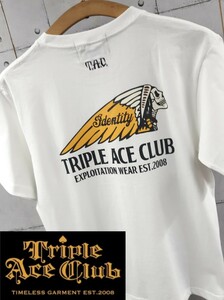 TRIPLE ACE CLUB Tシャツ インディアン スカル Tシャツ トリプルエースクラブ TAC INDIAN