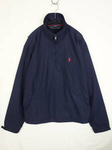 C959/90s/POLO by Ralph Lauren/ポロラルフローレン/ハーフジッププルオーバートップス/ウィンドブレーカー/ネイビー系/メンズ/XSサイズ