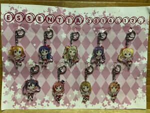 ラブライブ ぷちμ’sアクリルキーホルダー9種セット(藤真拓哉) C87/ESSENTIA