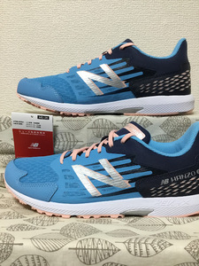 ◎新品 送料込◆24.5 New Balance スニーカー 水色 03◆0102