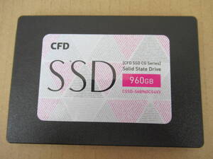 ♪♪1円 ～スタート2.5インチ 中古 CFD CSSD-S6B960CG4VX SATA SSD 960GB ♪♪使用時間:12147H