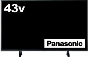 パナソニック 43V型 4K液晶テレビ TH-43FX600 無線LAN内蔵 wifi接続可能 ブラウザ検索 2画面分割機能 HDR対応　引取可
