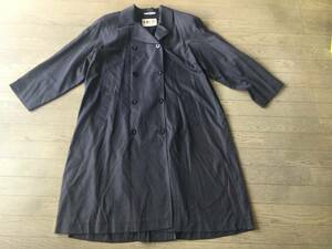 DAKS ダックス　デザインコート　ダークグレー　９AR　シルク60%・コットン40%　