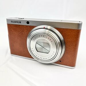 【34】FUJIFILM フジフィルム XF1 ブラウン コンパクトデジタルカメラ 動作未確認